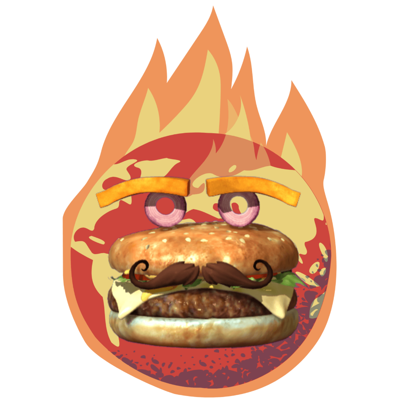 Tommy mascot art: Tommyburntheworld