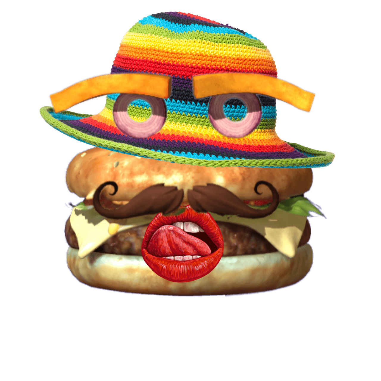 Tommy mascot art: Tommyladyrainbowhat