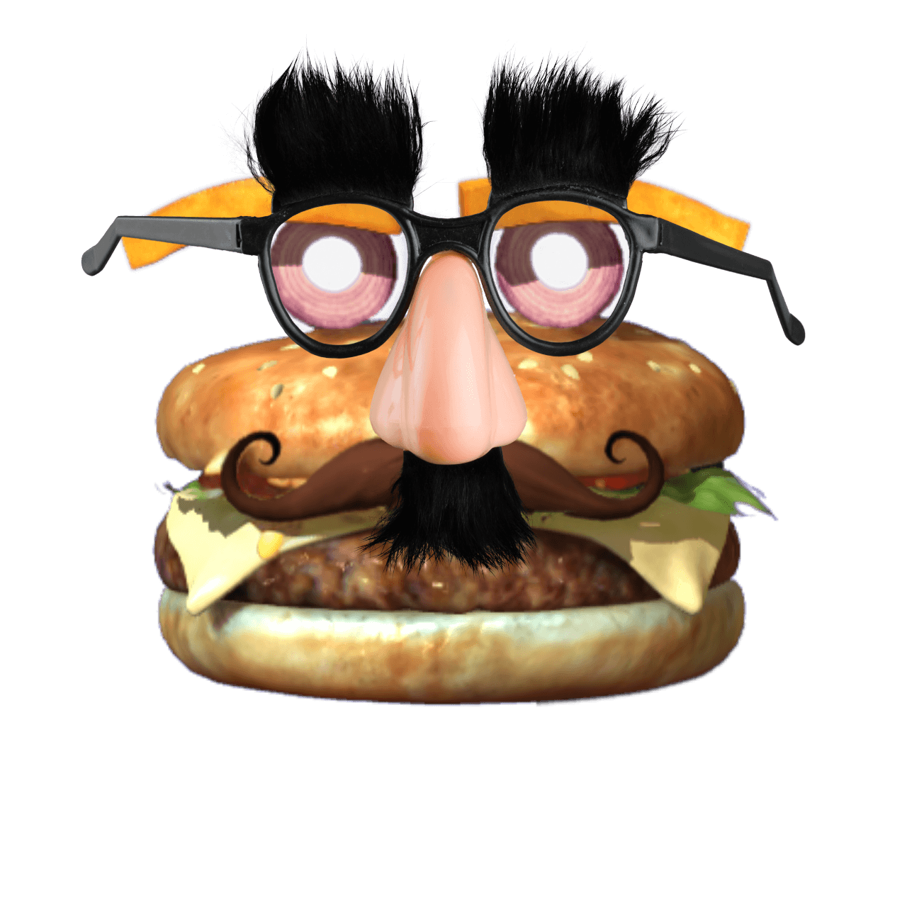 Tommy mascot art: Tommynoseglasses