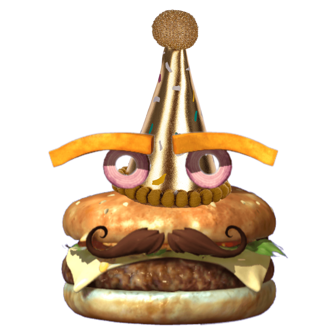 Tommy mascot art: Tommypartyhat