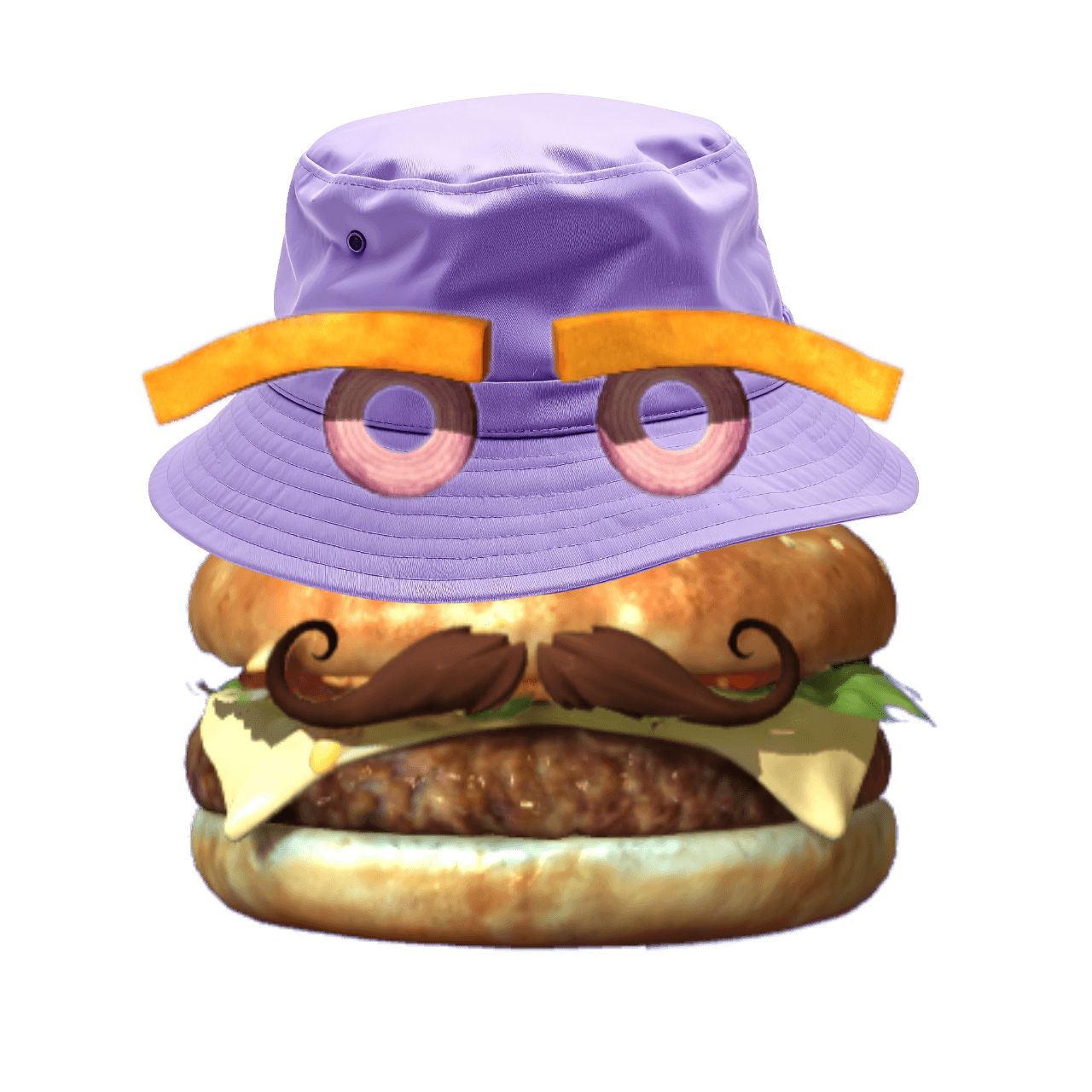 Tommy mascot art: Tommypurplehat